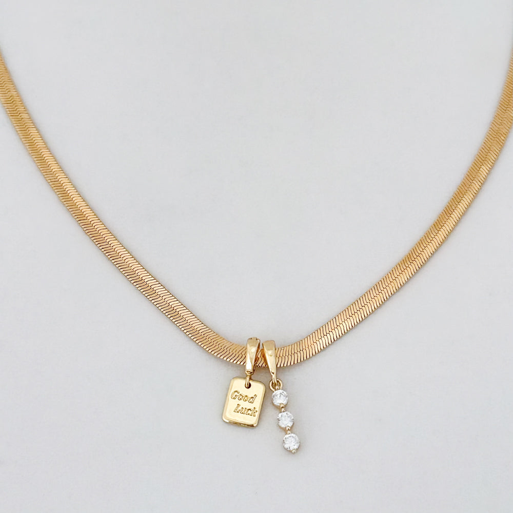 LE sensor necklace Donte Good Luck Charm Necklace