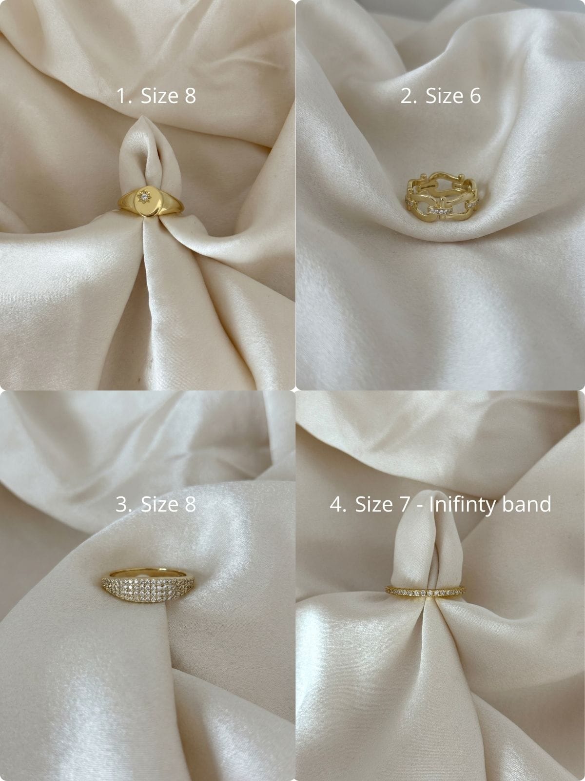 LE sensor Ring 1. Size 8 Rings
