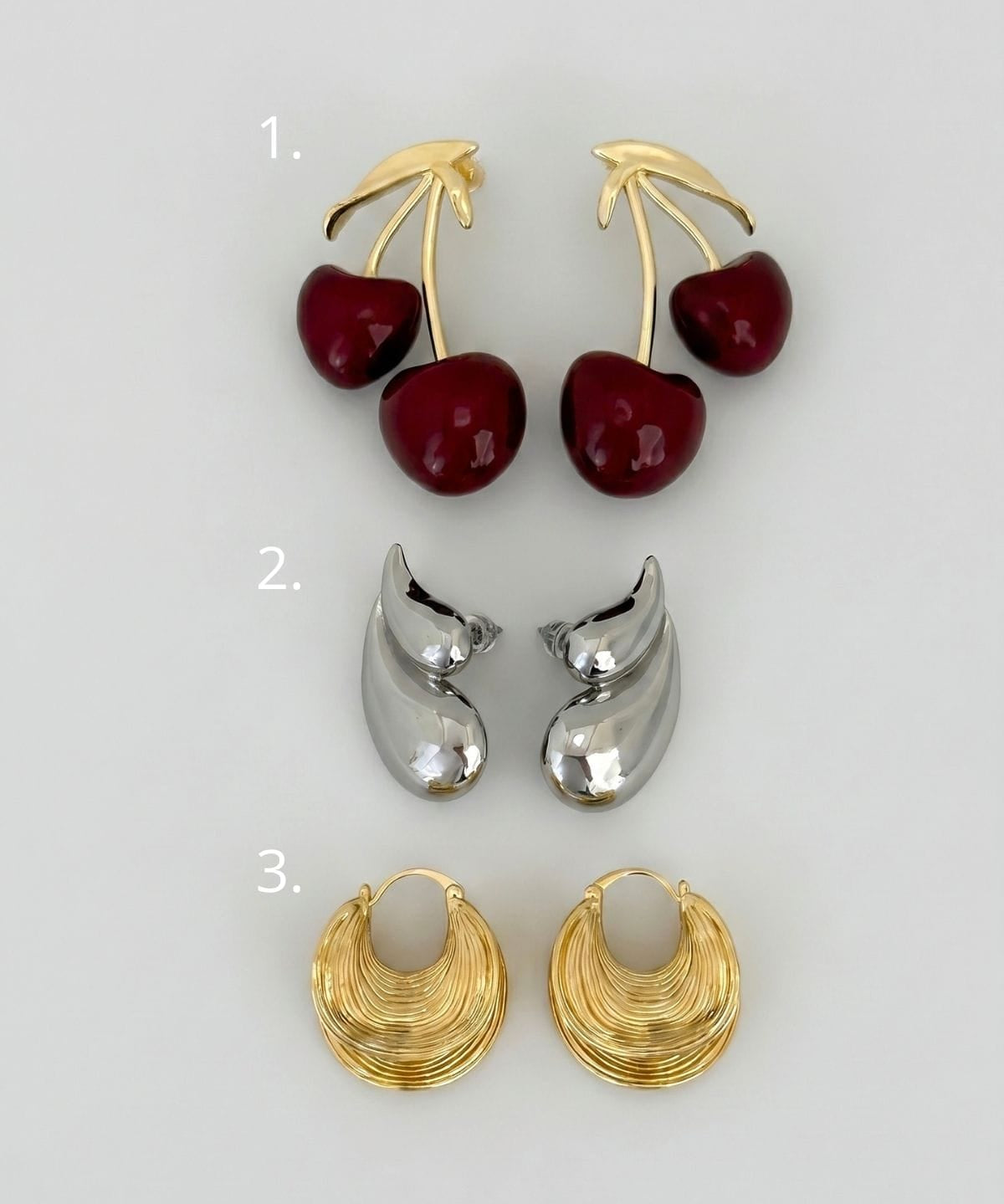 LE sensor earrings 1. Statement Earrings
