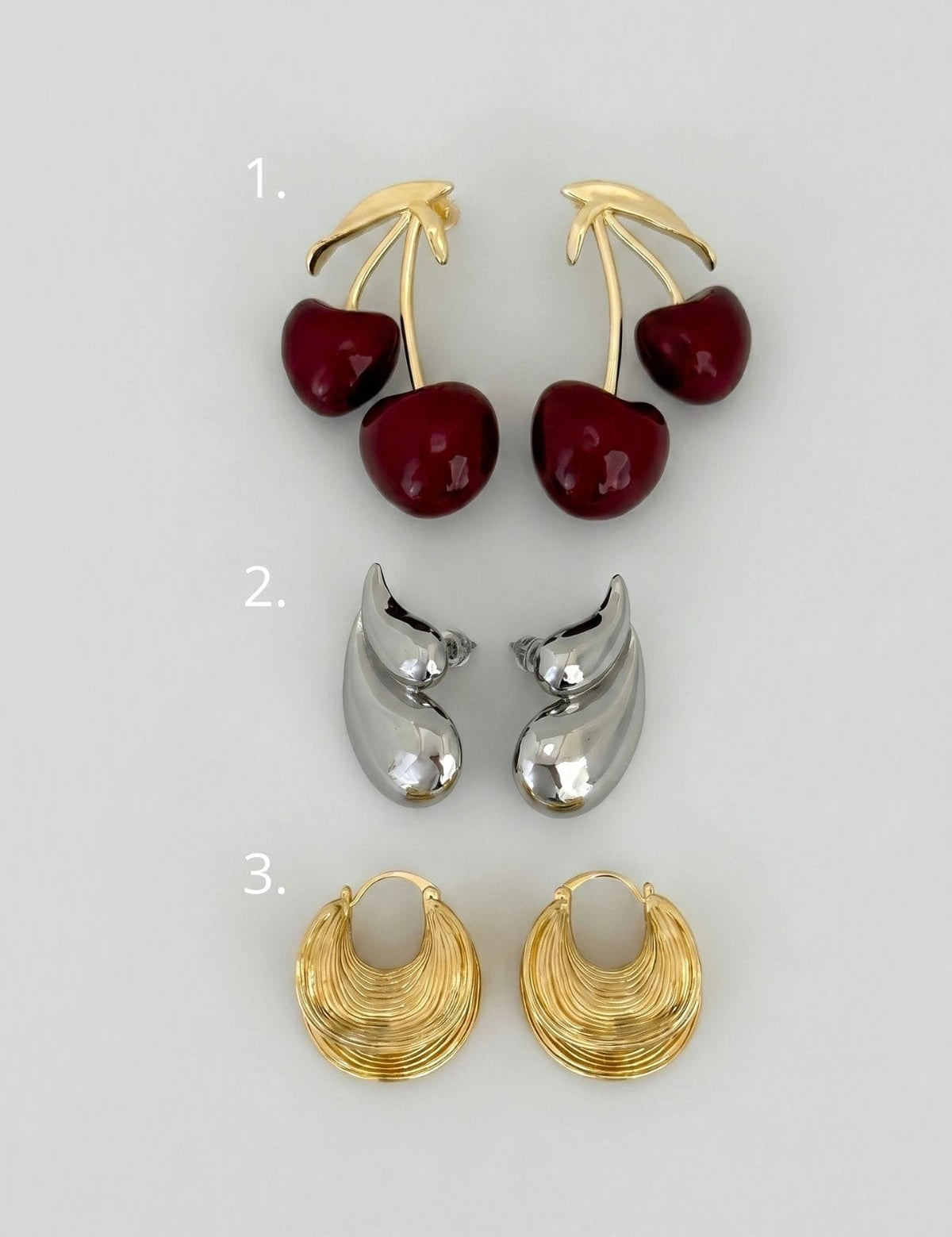 LE sensor earrings 1. Statement Earrings