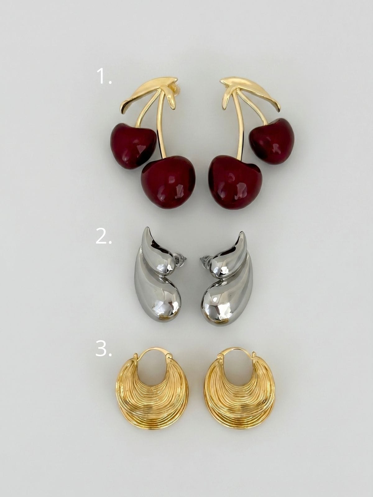 LE sensor earrings 1. Statement Earrings