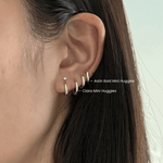 LE sensor earrings Astin Bold Mini Huggies
