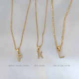 LE sensor necklace Classic Initial Necklace - Three Styles