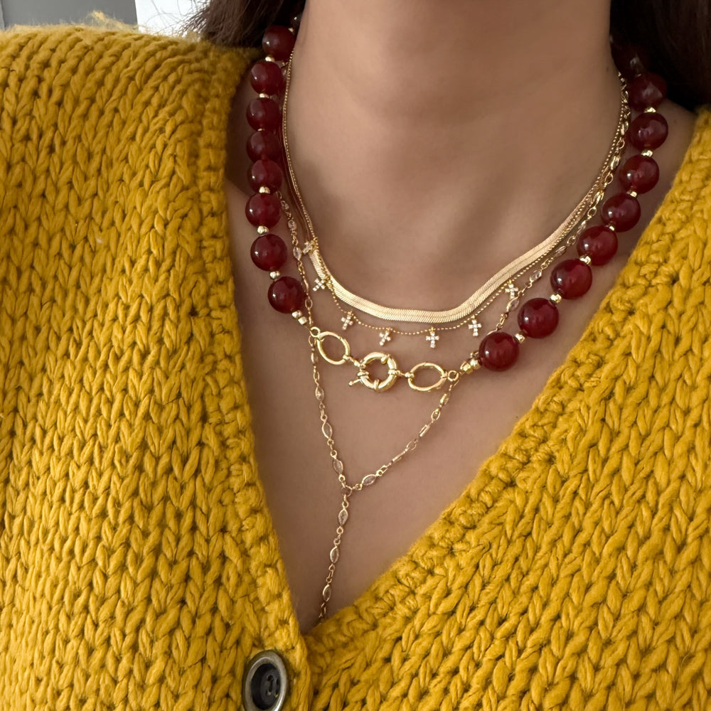 LE sensor necklace Naya Lariat Y Necklace