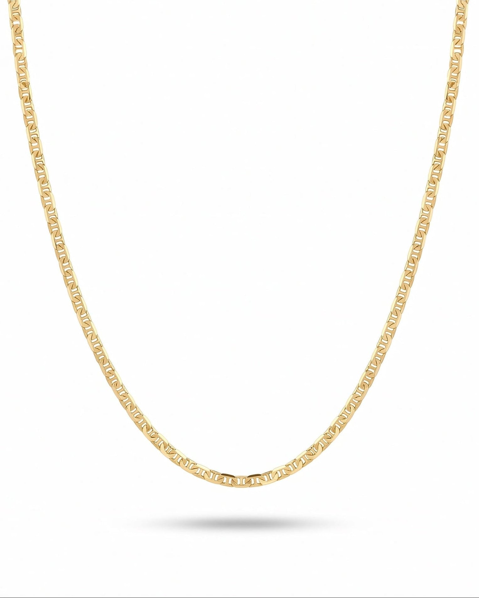 LE sensor necklace 16" Ellis Flat Mariner Chain Necklace