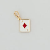 LE sensor charm Ace of Diamonds Lucky Ace Charm