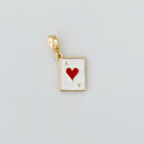 LE sensor charm Ace of Hearts Lucky Ace Charm
