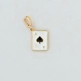 LE sensor charm Ace of Spades Lucky Ace Charm