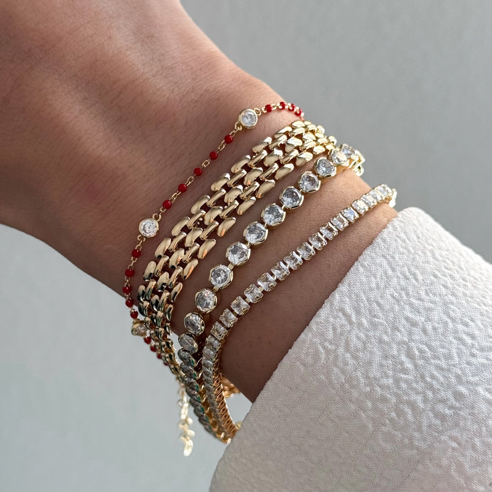 LE sensor Bracelet Suvi Tennis Bracelet