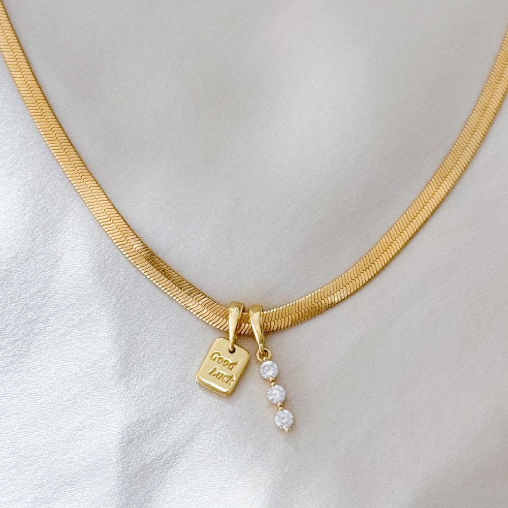 LE sensor necklace Donte Good Luck Charm Necklace