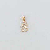 LE sensor charm B Classic Initial Charm