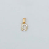 LE sensor charm D Classic Initial Charm