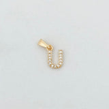 LE sensor charm U Classic Initial Charm