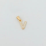 LE sensor charm V Classic Initial Charm