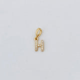 LE sensor charm H Forever Initial Charm - Snap Bail Clip