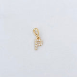 LE sensor charm P Forever Initial Charm - Snap Bail Clip