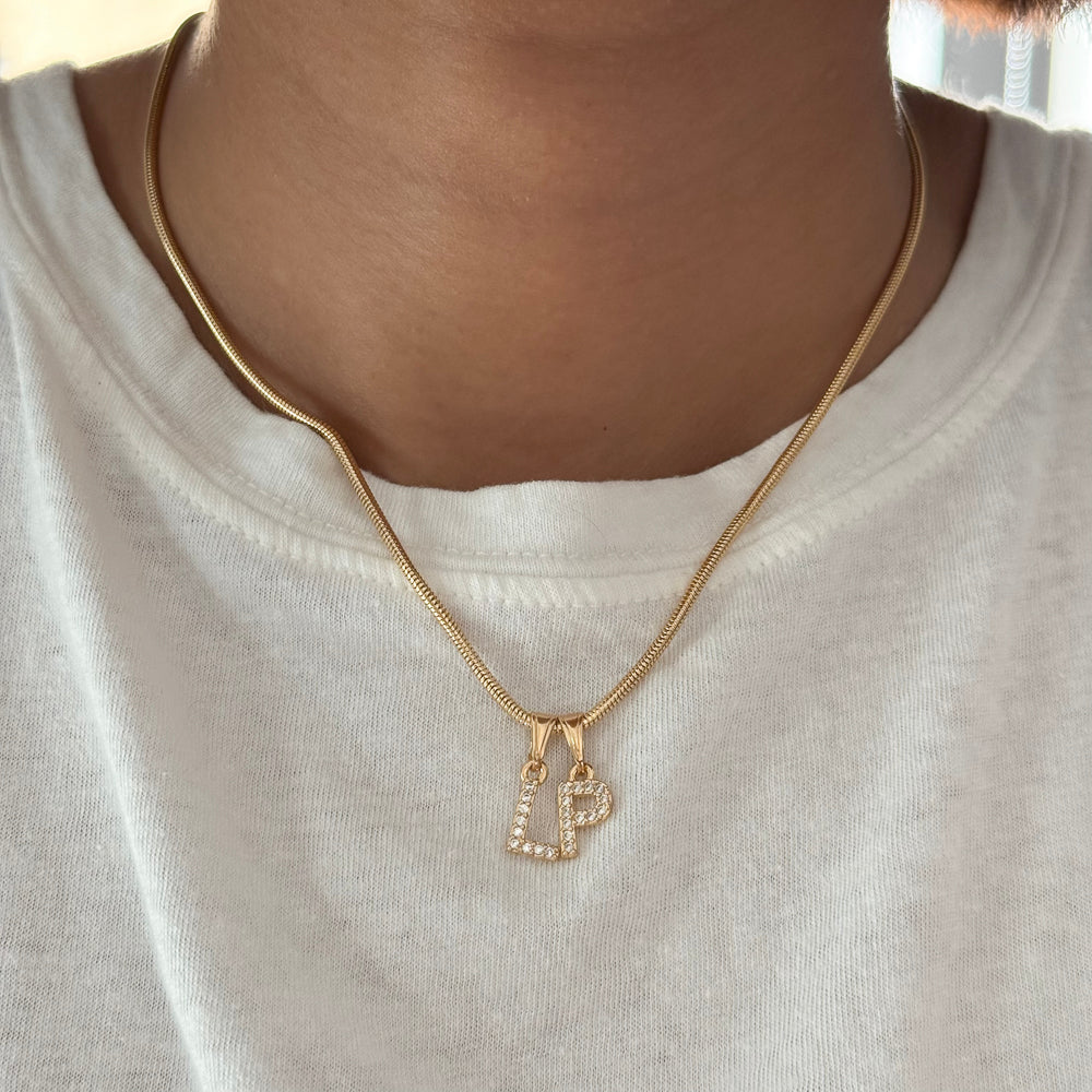 Rowan Initial Necklace - Single or Double