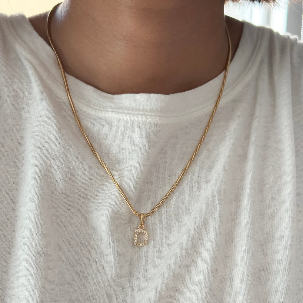 Rowan Initial Necklace - Single or Double