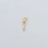 LE sensor charm I Classic Initial Charm