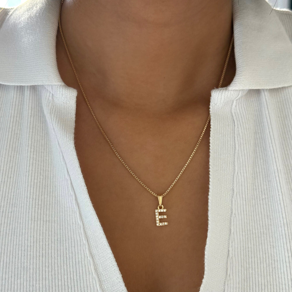 Classic Initial Necklace - Three Styles