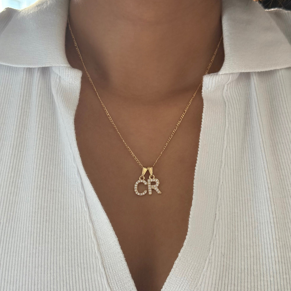 Classic Initial Necklace - Three Styles