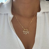 LE sensor necklace Classic Initial Necklace - Three Styles