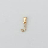 LE sensor charm J Classic Initial Charm