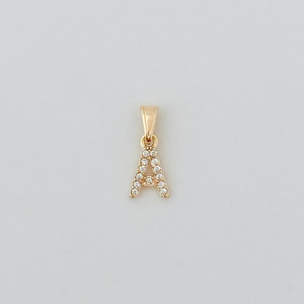 LE sensor charm A Classic Initial Charm