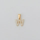 LE sensor charm W Classic Initial Charm