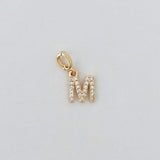 LE sensor charm M Forever Initial Charm - Snap Bail Clip