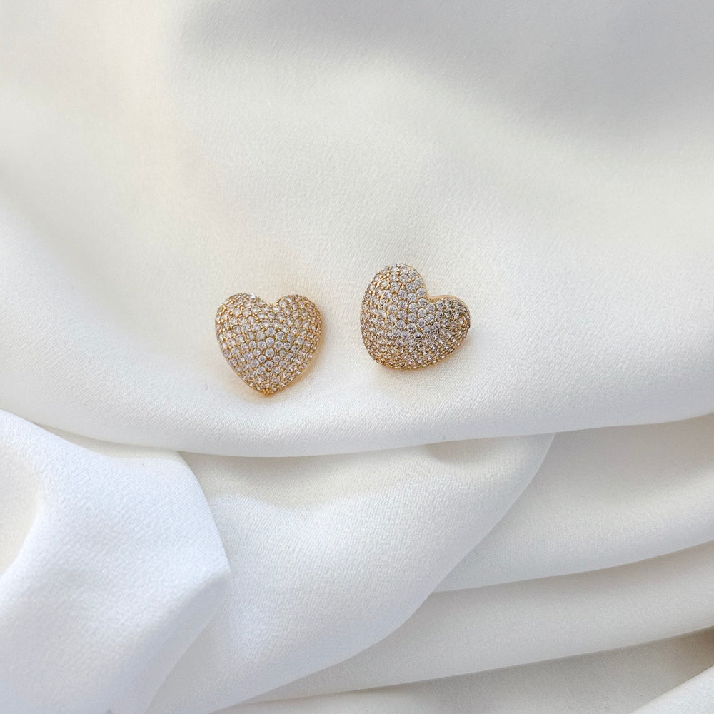 LE sensor earrings Sawyer Heart Earrings