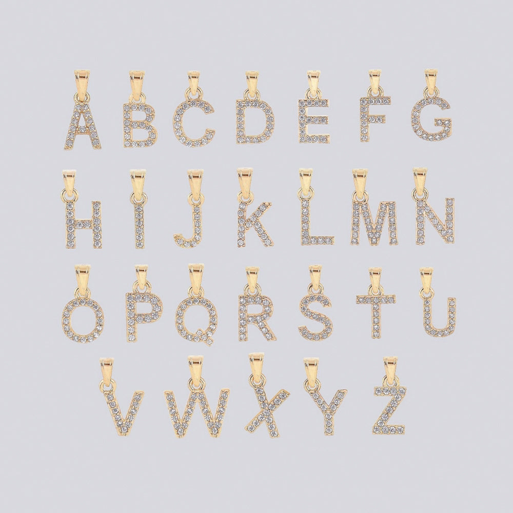 LE sensor charm Classic Initial Charm