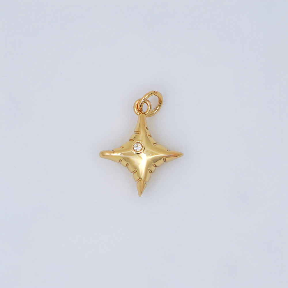LE sensor charm Aliza Puffy Star Charm