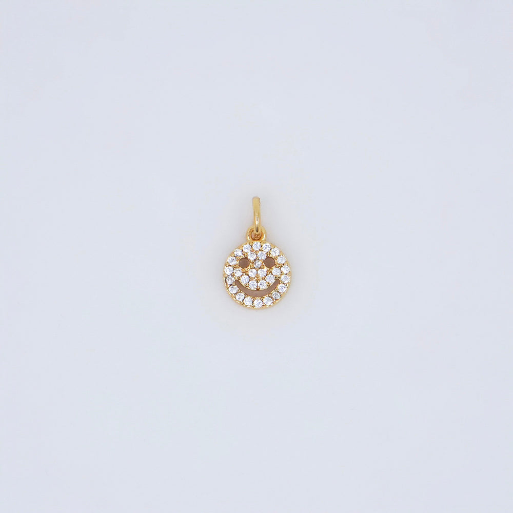 LE sensor charm Amber Smiley-Face Charm