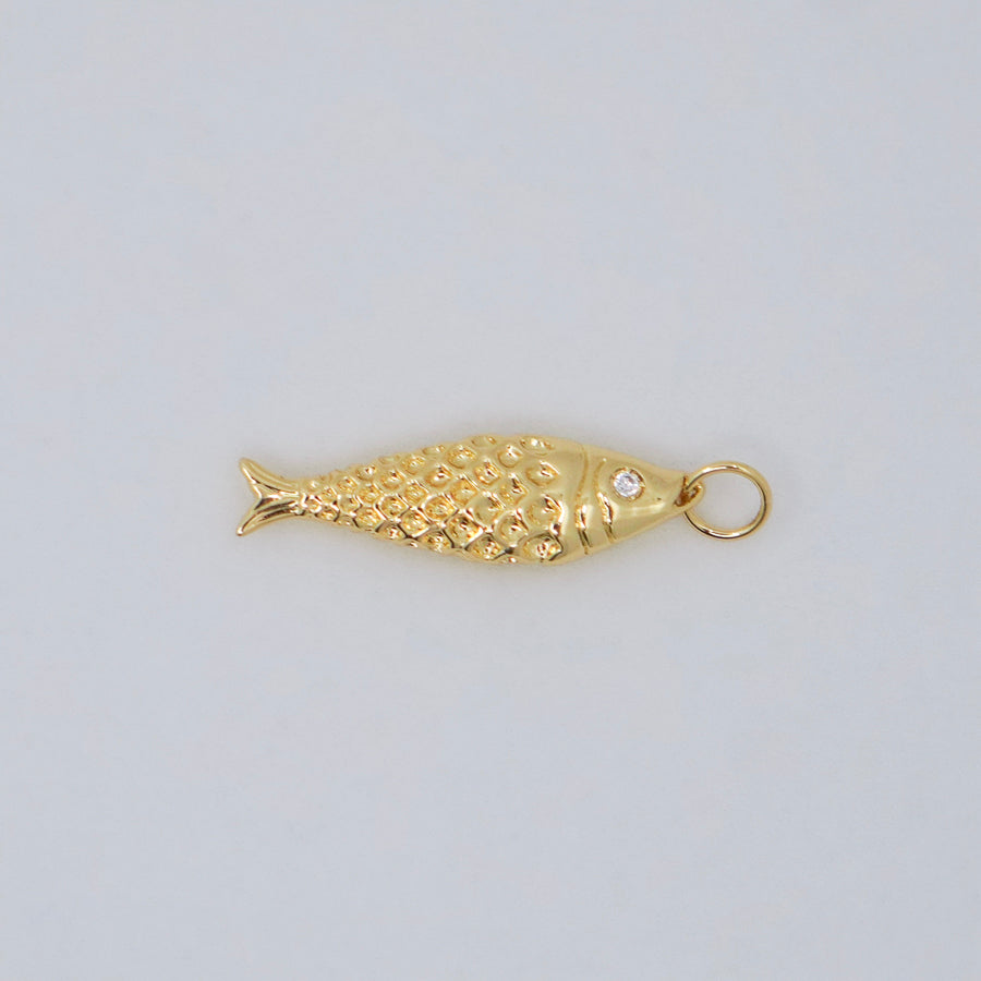 LE sensor charm Gemma Fish Charm