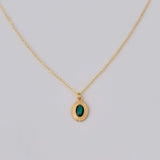 LE sensor necklace Green Finley Necklace
