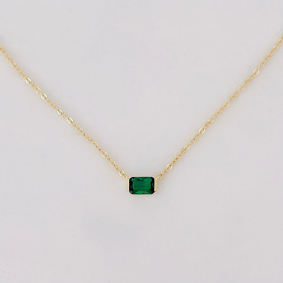 LE sensor necklace Green Bowie Necklace