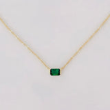 LE sensor necklace Green Bowie Necklace