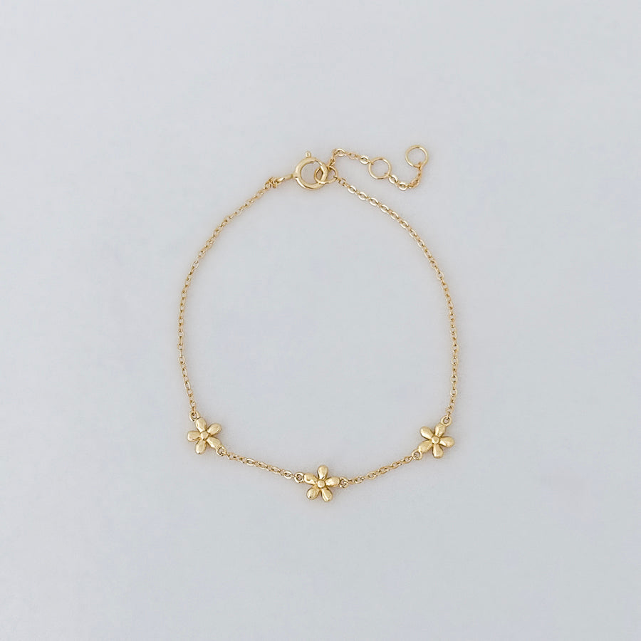 LE sensor Bracelet Gold Jalen Flower Bracelet