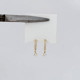LE sensor earrings Robin Teardrop Dangle Huggies