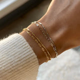 LE sensor Bracelet Asher Double Chain Bracelet
