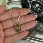 LE sensor necklace Liz Heart Engravable Necklace