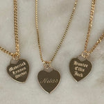 LE sensor necklace Liz Heart Engravable Necklace