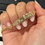 LE sensor Bracelet Marie Engravable Bracelet