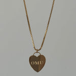 LE sensor necklace Tori Heart Engravable Necklace