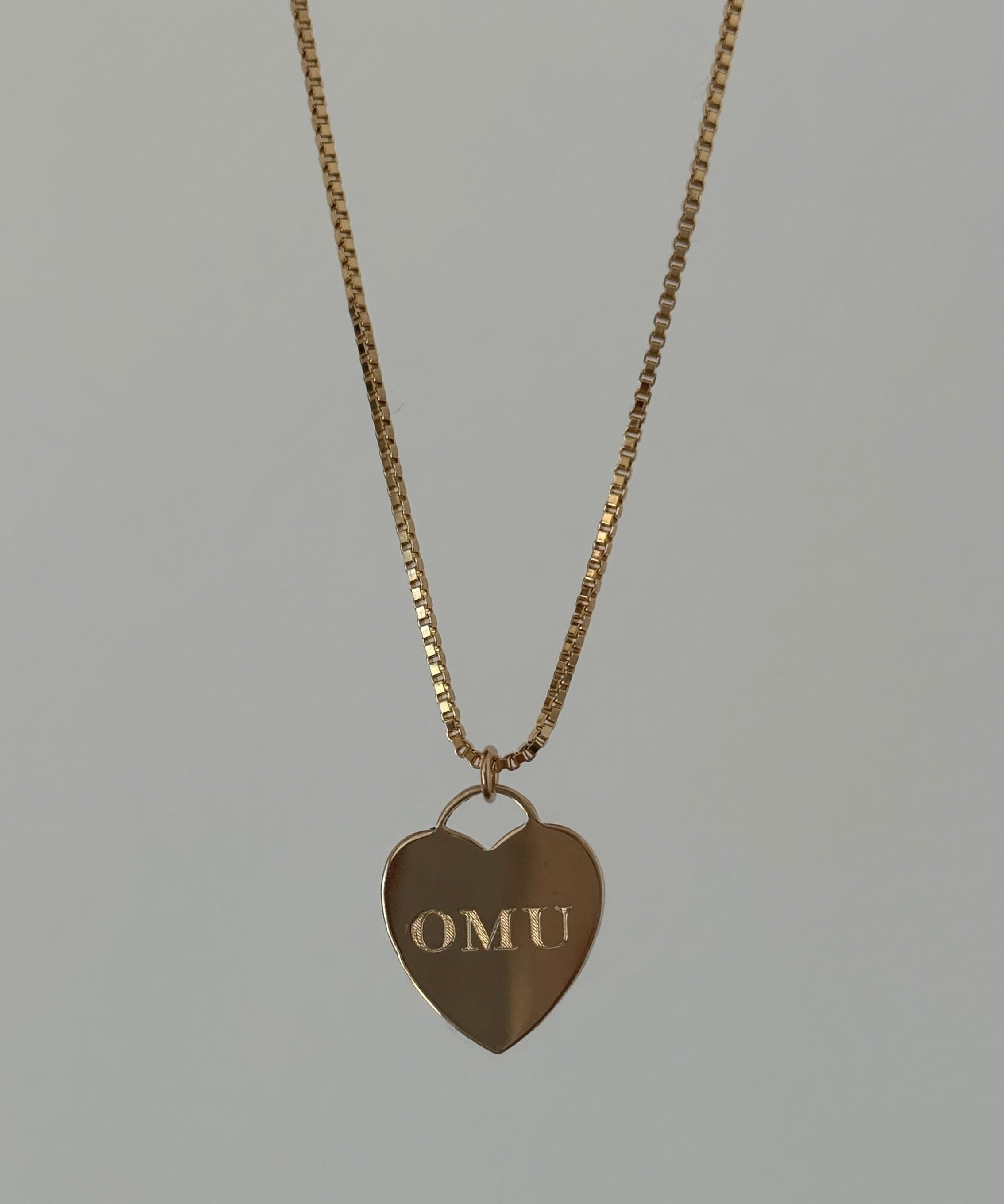 LE sensor necklace Tori Heart Engravable Necklace