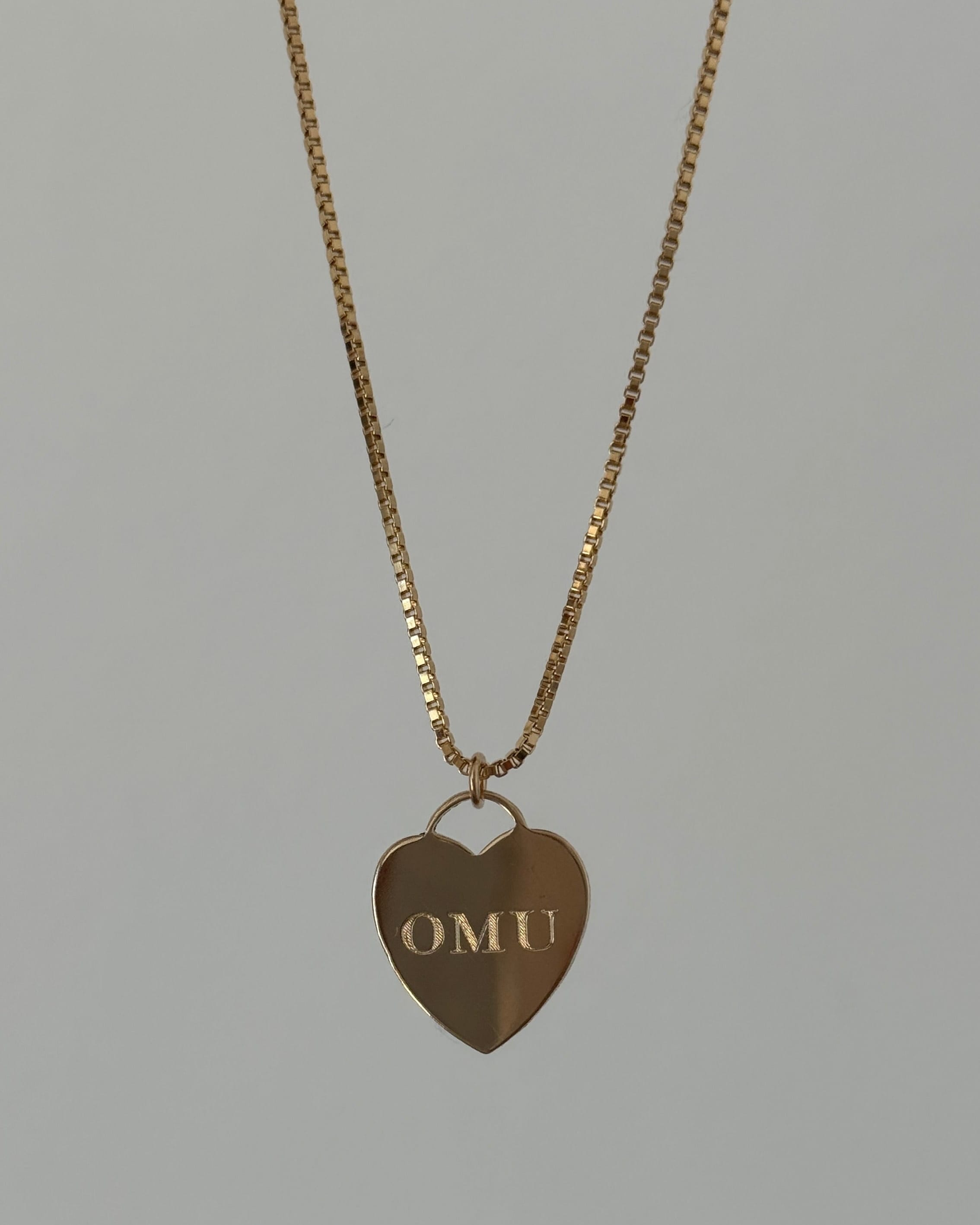LE sensor necklace Tori Heart Engravable Necklace