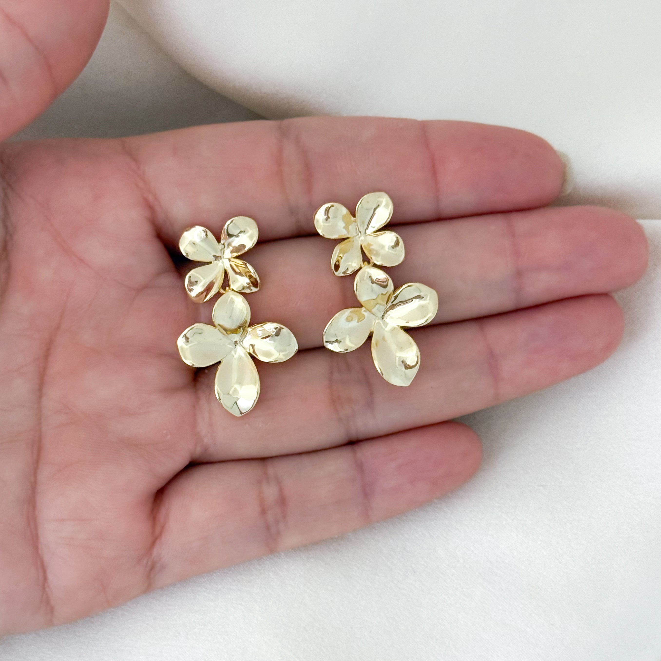 LE sensor earrings Desire Flower Earrings