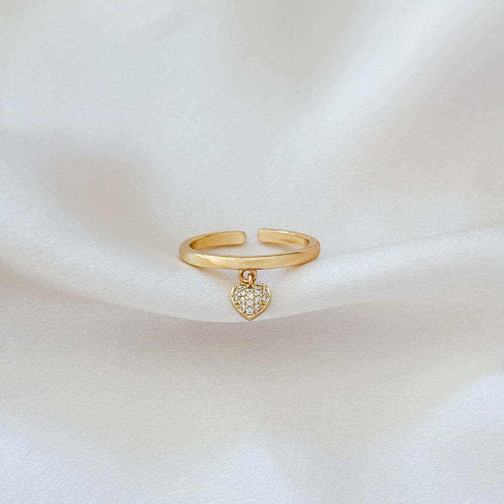 LE sensor Ring May Heart Ring