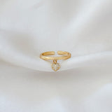 LE sensor Ring May Heart Ring